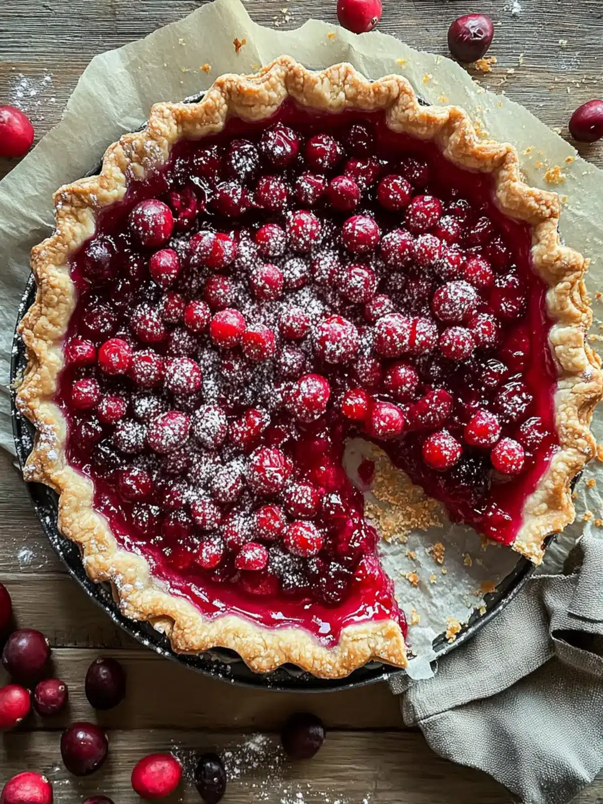 Delightful Rustic Cranberry Tart for Cozy Gatherings 5 RUSTIC CRANBERRY TART