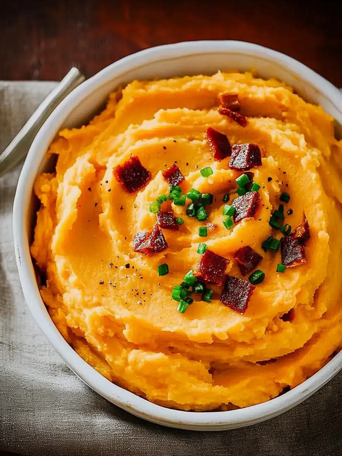 Irresistible Mashed Sweet Potatoes with Crisp Bacon Delight 4 Mashed Sweet Potatoes