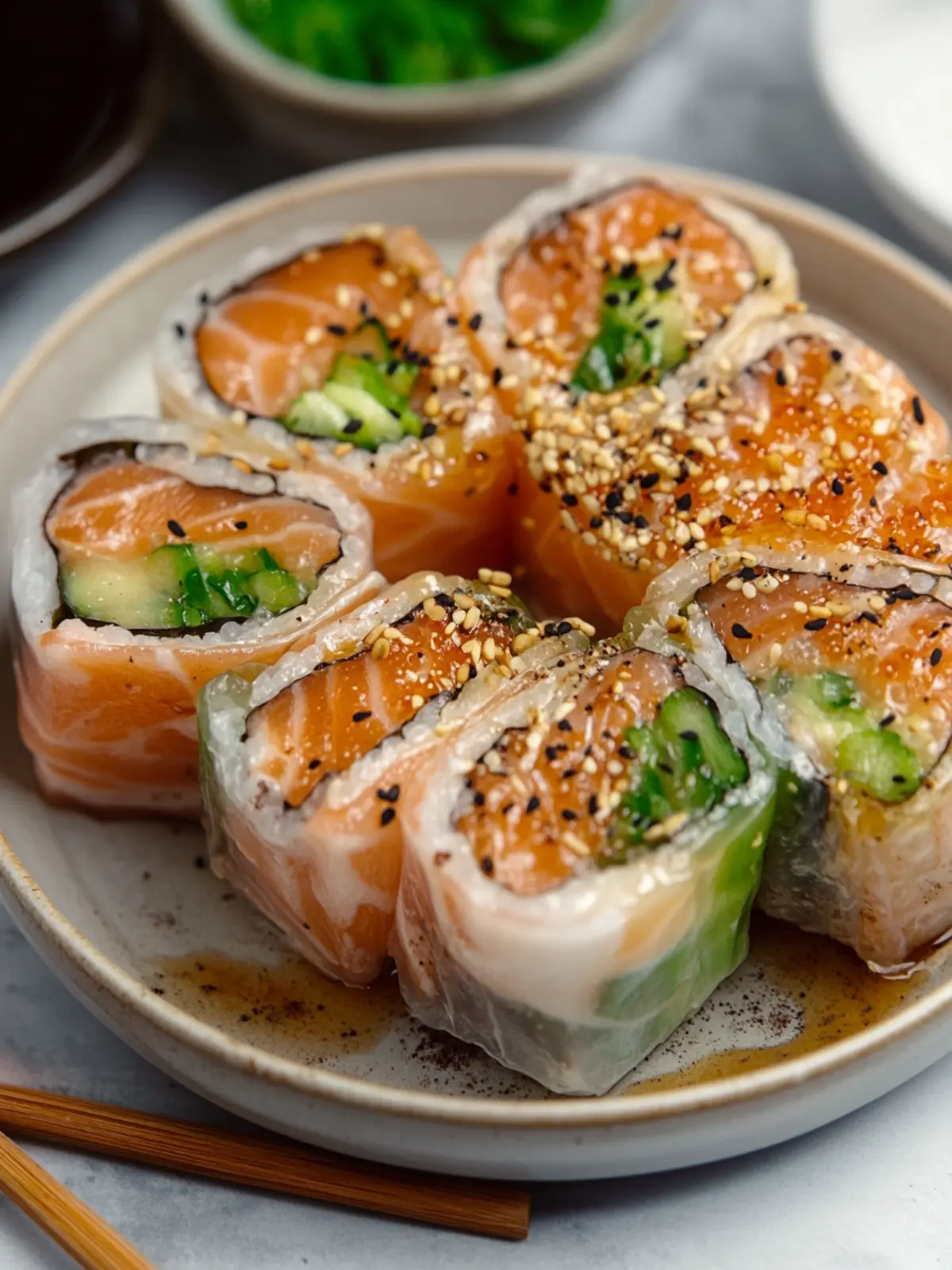 Firecracker Salmon Rolls: Your New Favorite Homemade Snack 5 Firecracker Salmon Rolls