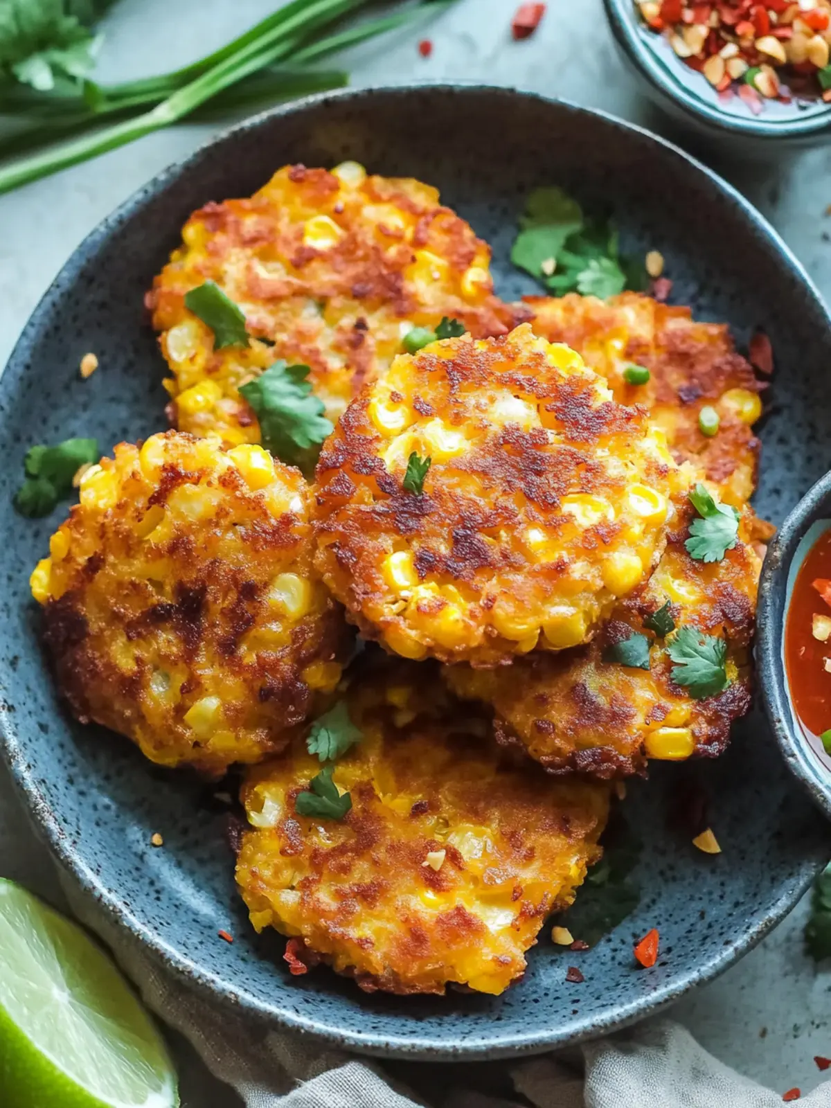Vegan Thai Corn Fritters: Deliciously Crispy Snack for Everyone 3 Vegan Thai Corn Fritters