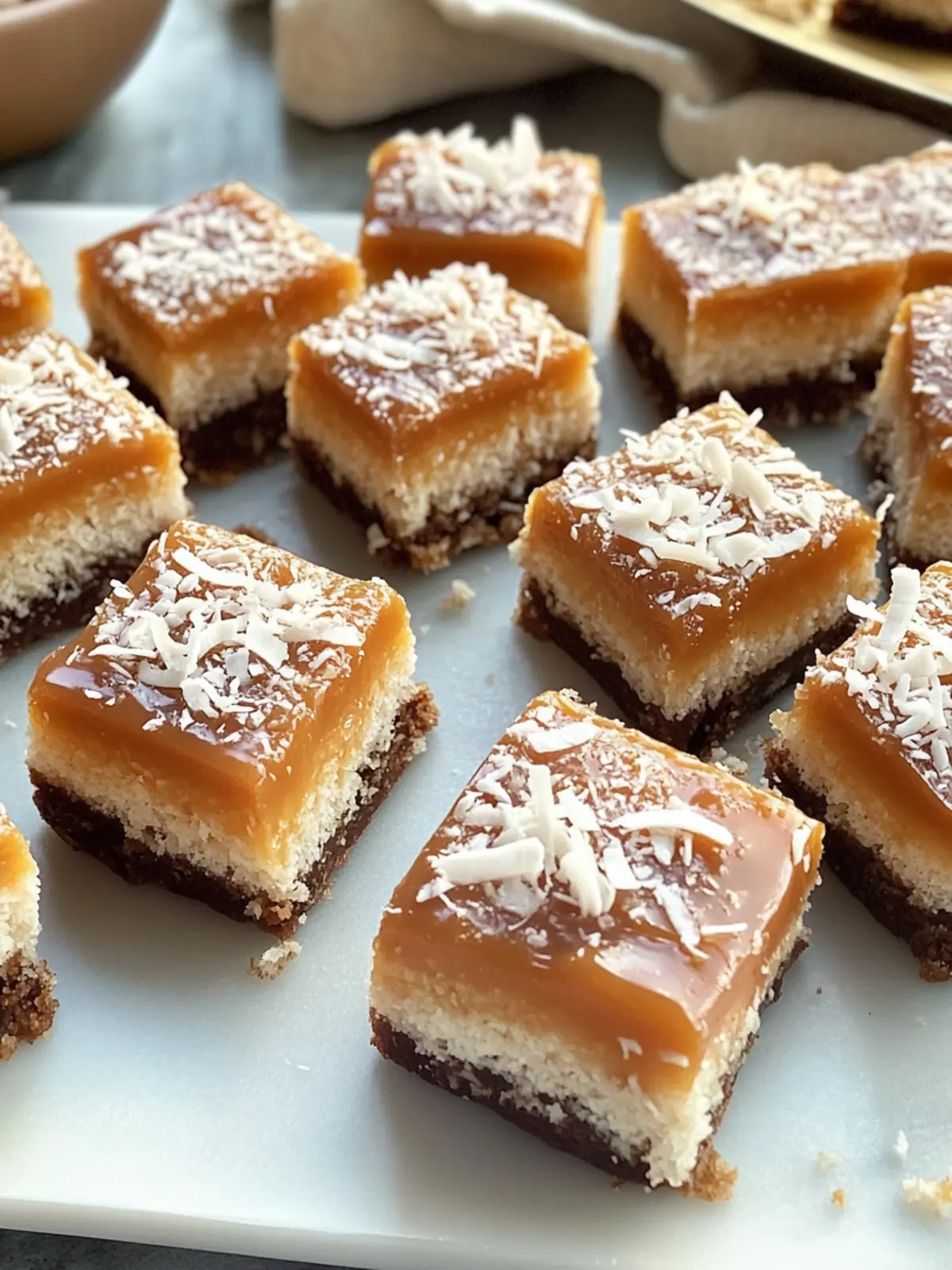 Irresistible Coconut Caramel Bars You’ll Love Making Today 2 Coconut Caramel Bars