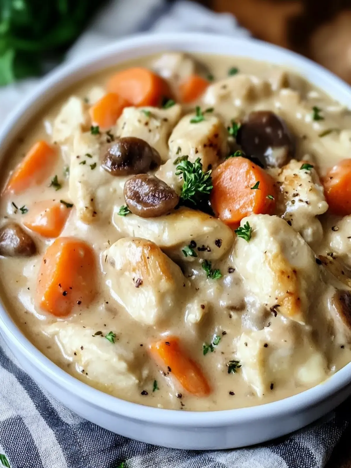 Deliciously Creamy Chicken Casserole for Your Slow Cooker 2 Creamy Chicken Casserole (Slow Cooker)
