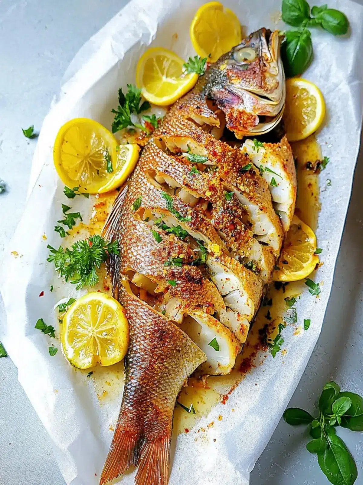 Oven Baked Whole Snapper: Flavor-Packed & Easy Dinner Delight 2 Oven Baked Whole Snapper