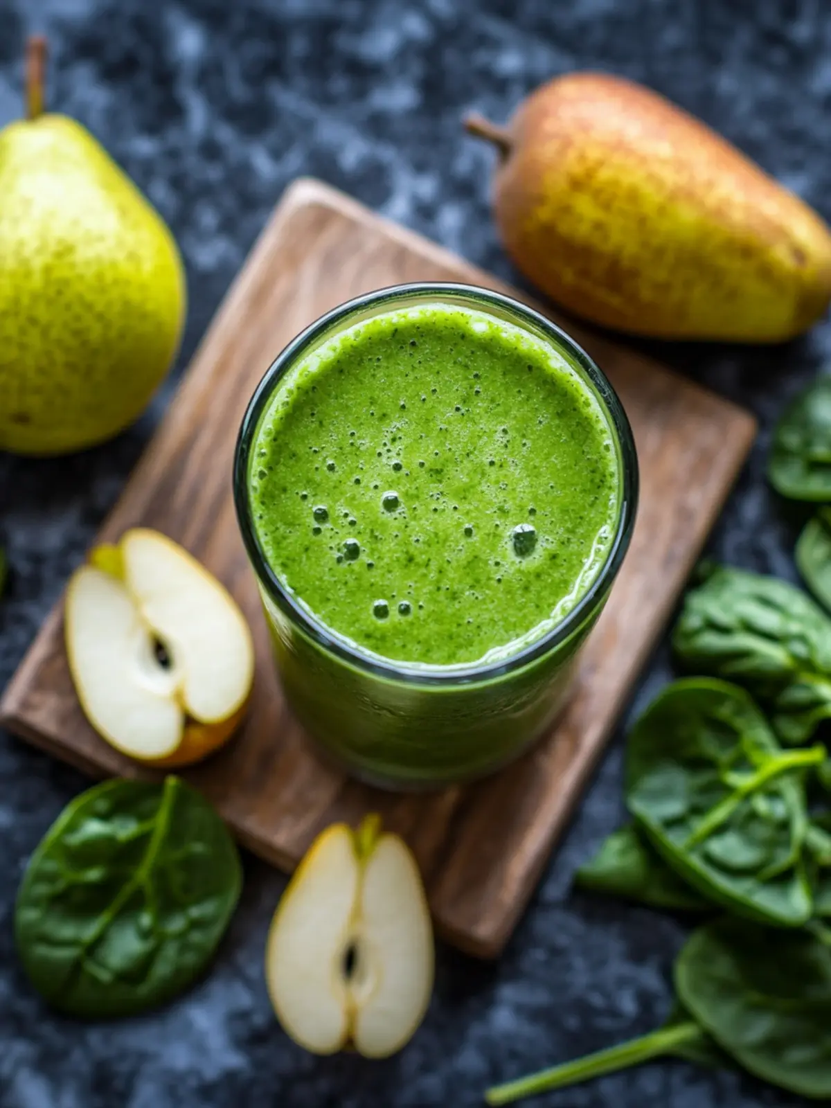 Energize Your Day with a Pear Spinach Smoothie Delight 5 Pear Spinach Smoothie