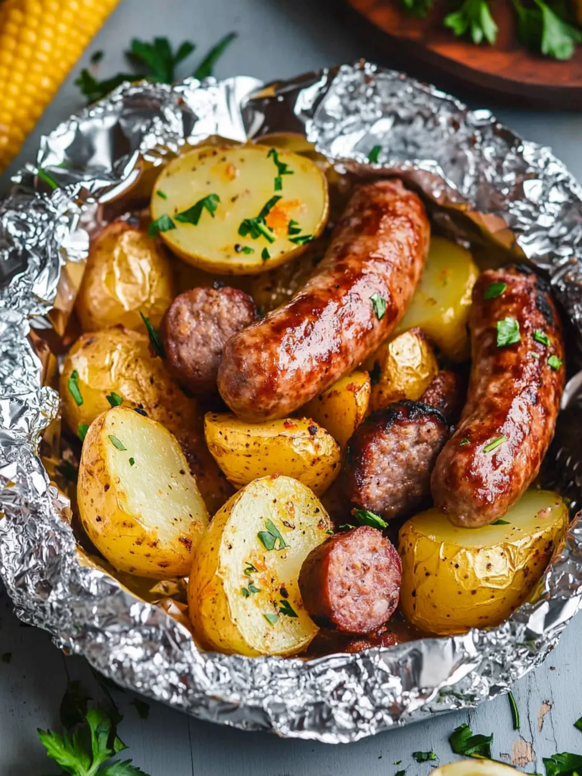 Sausage and Potato Foil Packets for Effortless Weeknight Dinners 2 Sausage and Potato Foil Packets