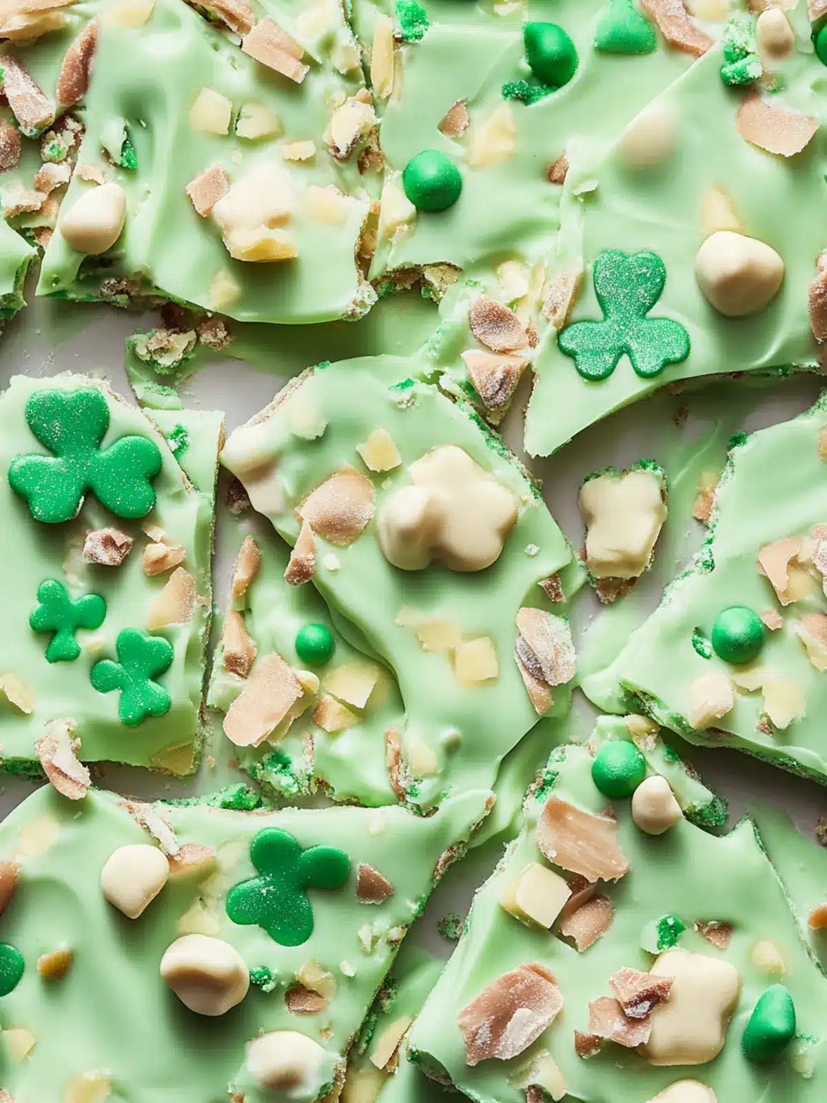 Magic Leprechaun Bark: A Sweet St. Patrick's Delight! 2 Leprechaun Bark