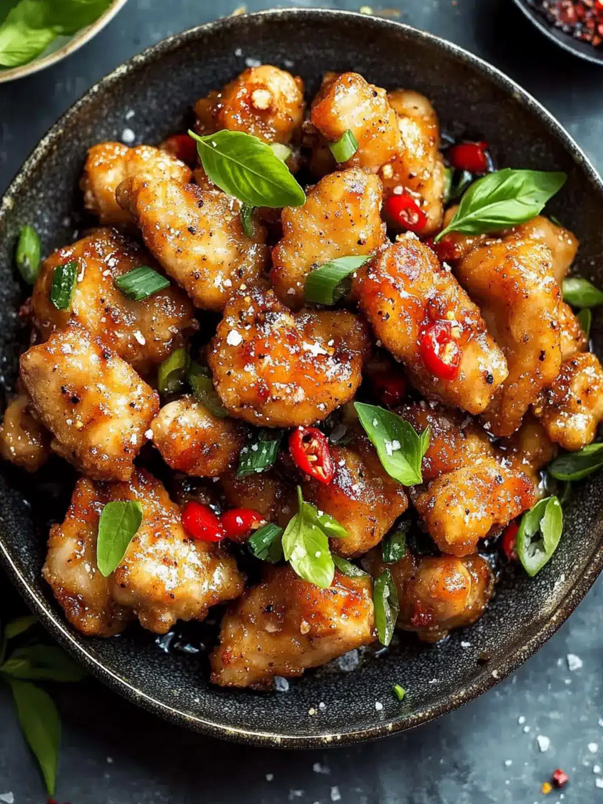 Savory Salt and Pepper Chicken for a Flavorful Dinner Delight 5 Salt and Pepper Chicken