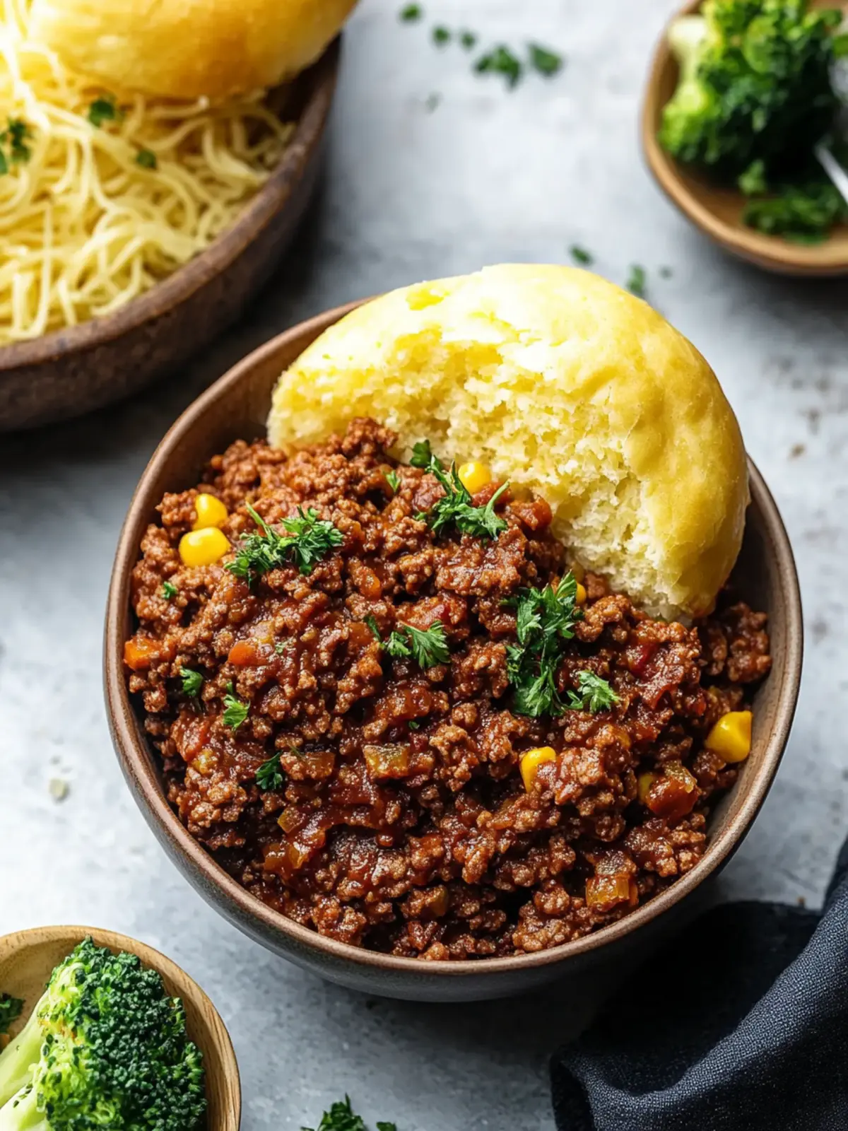 Sloppy Joes In A Bowl: Healthy Twist with Spaghetti Squash! 2 Sloppy Joes In A Bowl
