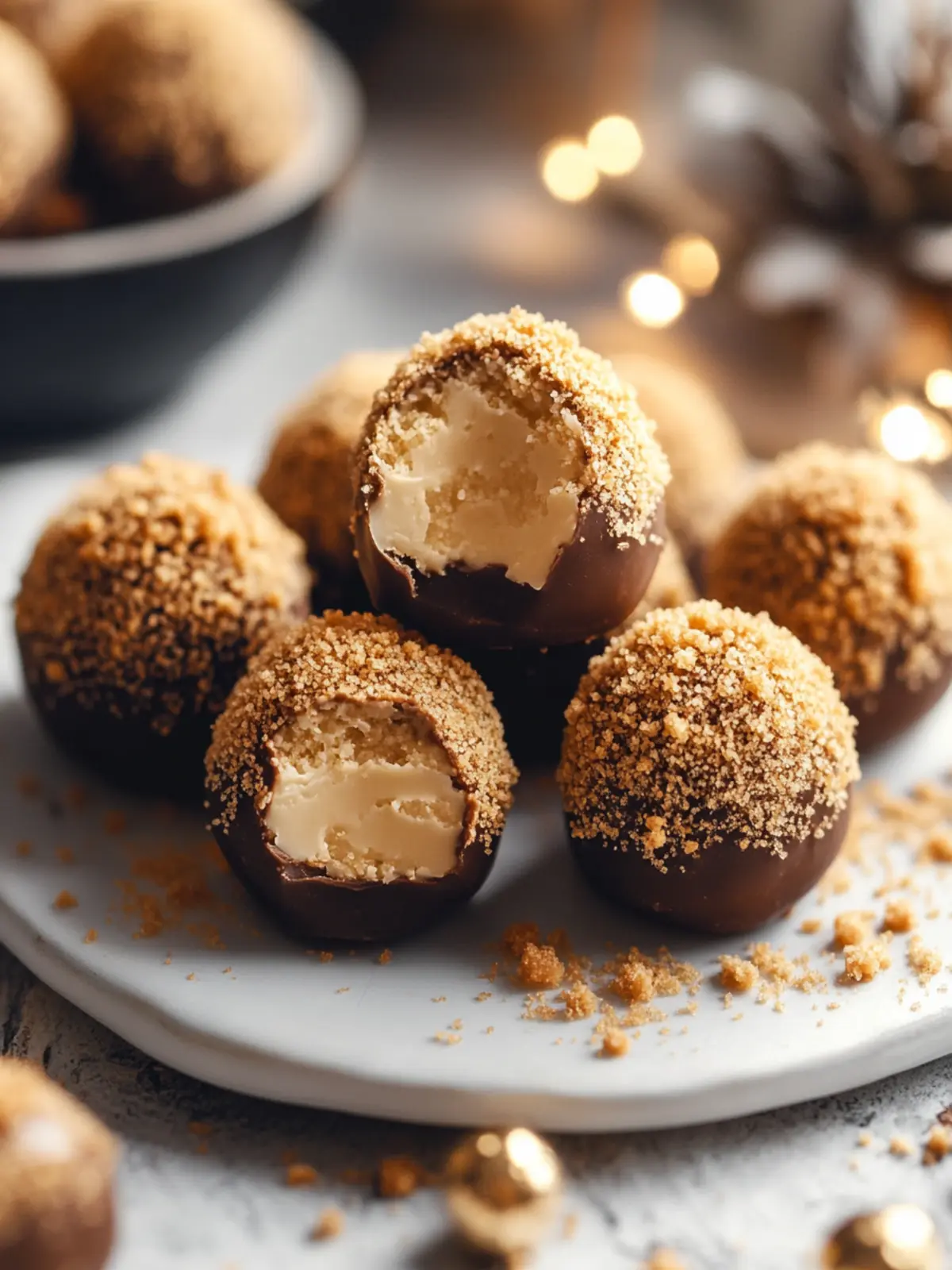 Deliciously Easy Biscoff Christmas Truffles for Gifting 5 Biscoff Christmas Truffles