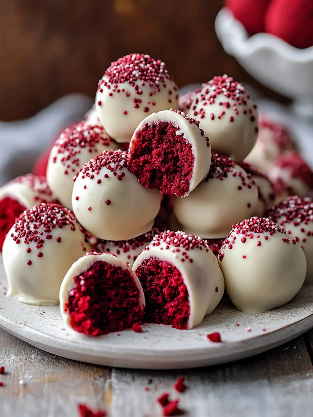 Indulge in Delicious Red Velvet Truffles for Sweet Moments 2 Delicious Red Velvet Truffles