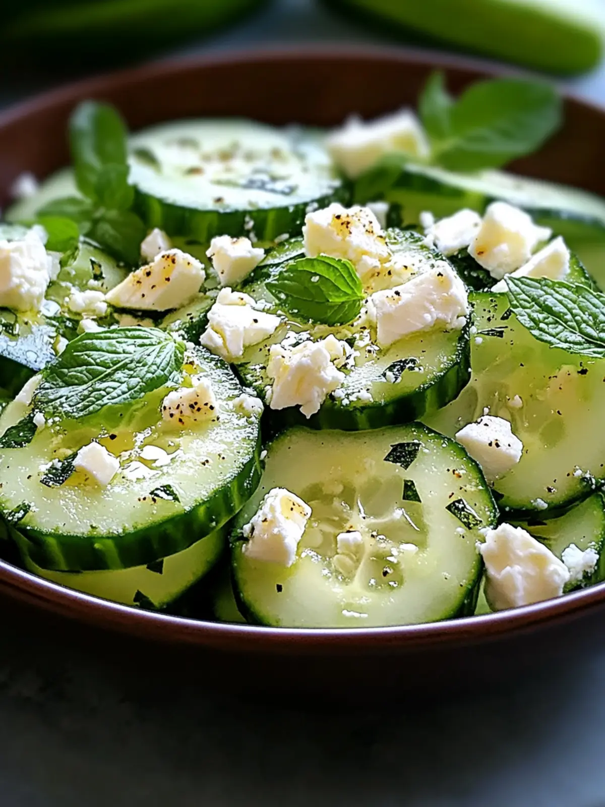 Fresh Cucumber Feta Salad That Will Elevate Your Meals 4 Cucumber feta salad