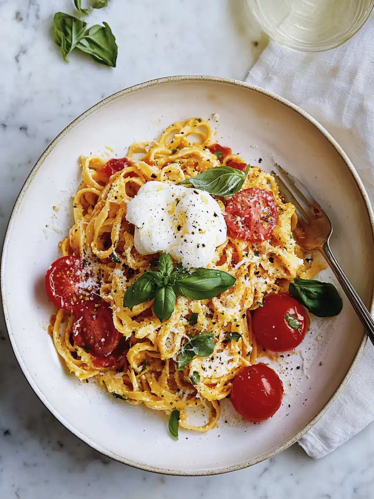 Irresistible Weeknight Burrata Pasta with Spicy Salami Delight 5 Weeknight burrata pasta