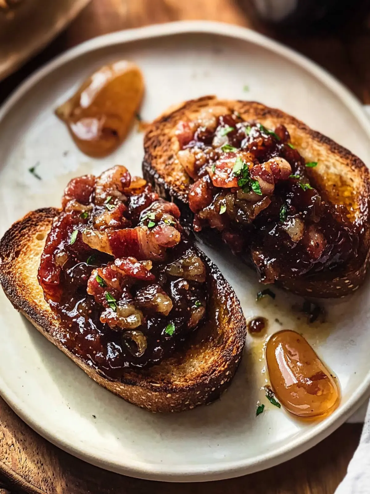 Bacon & Onion Jam on Toast: A Savory Breakfast Delight 3 Bacon & onion jam on toast