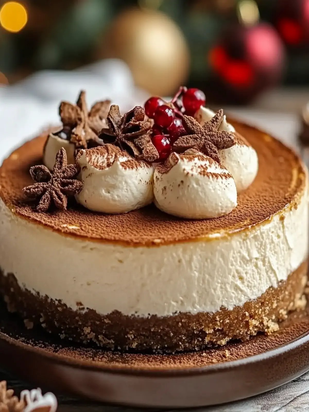 Irresistible Christmas Gingerbread Cheesecake for Festive Feasts 3 Christmas Gingerbread Cheesecake