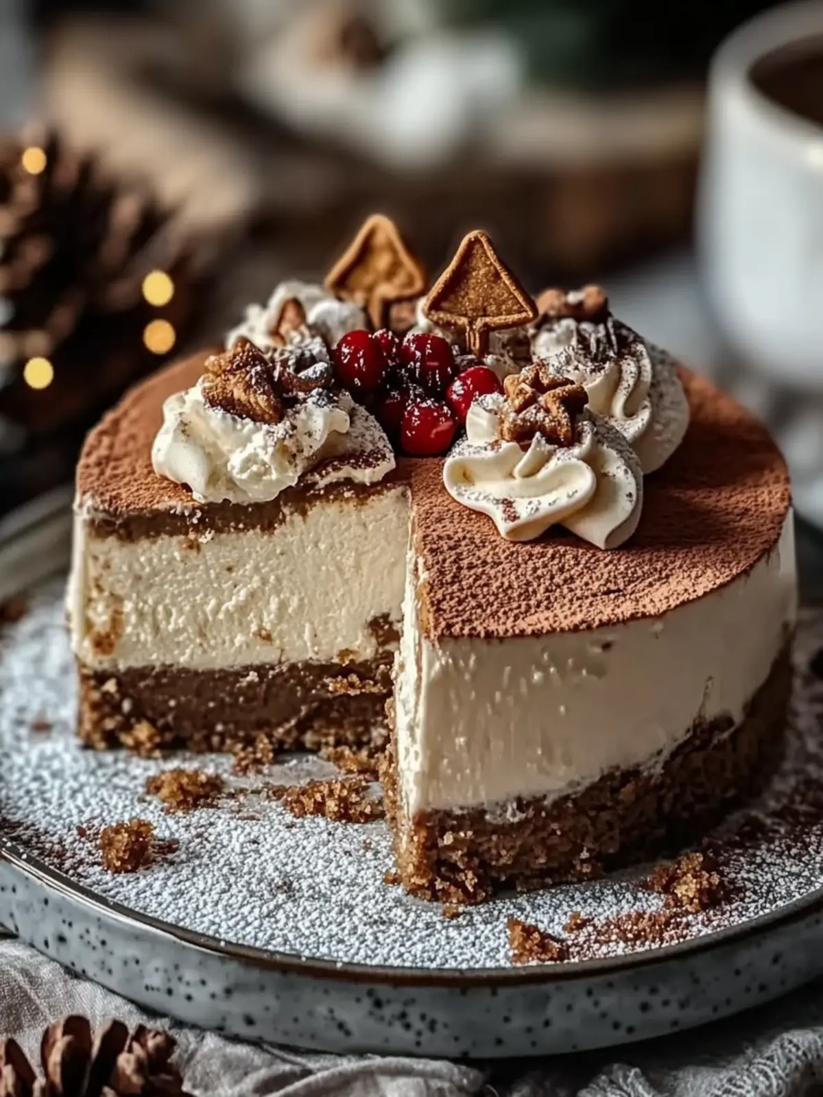 Irresistible Christmas Gingerbread Cheesecake for Festive Feasts 4 Christmas Gingerbread Cheesecake
