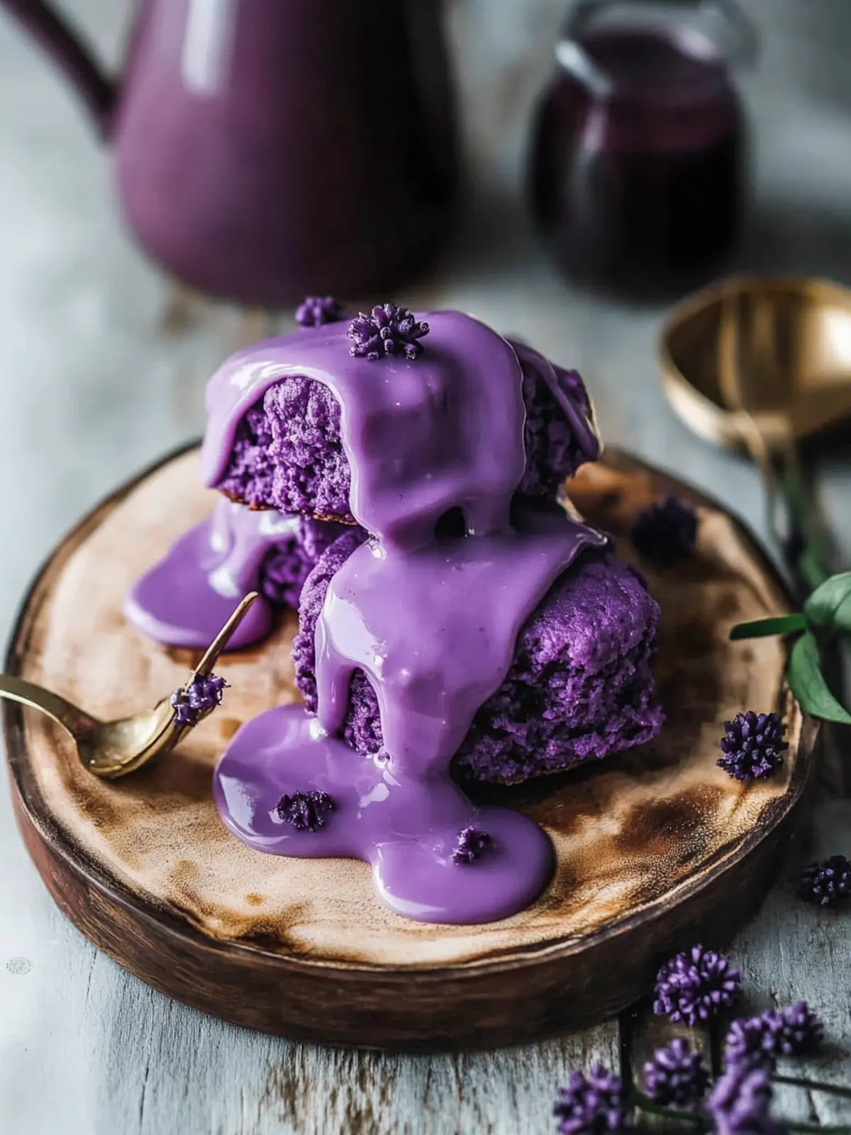 Delicious Ube Scones with Ube Glaze for Weekend Indulgence 5 Ube Scones with Ube Glaze