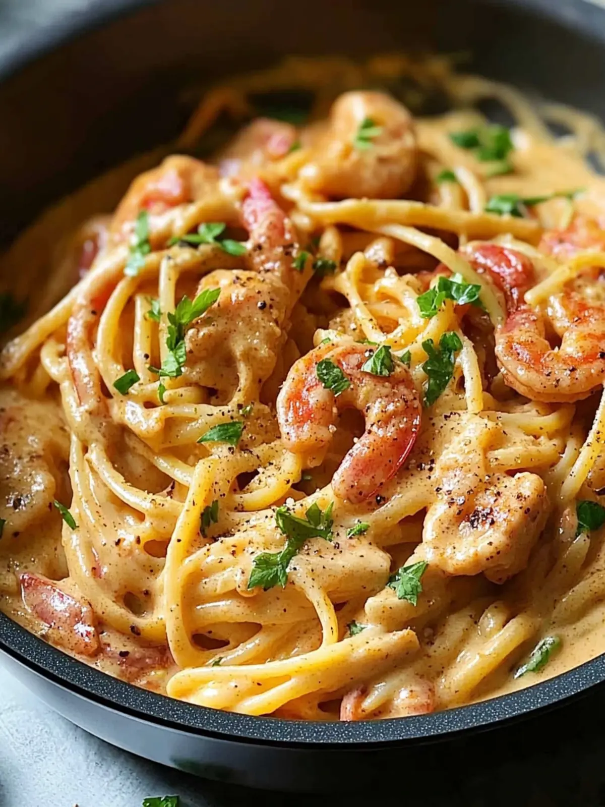 One-Pot Creamy Cajun Pasta that’ll Spice Up Your Dinner! 2 One-Pot Creamy Cajun Pasta