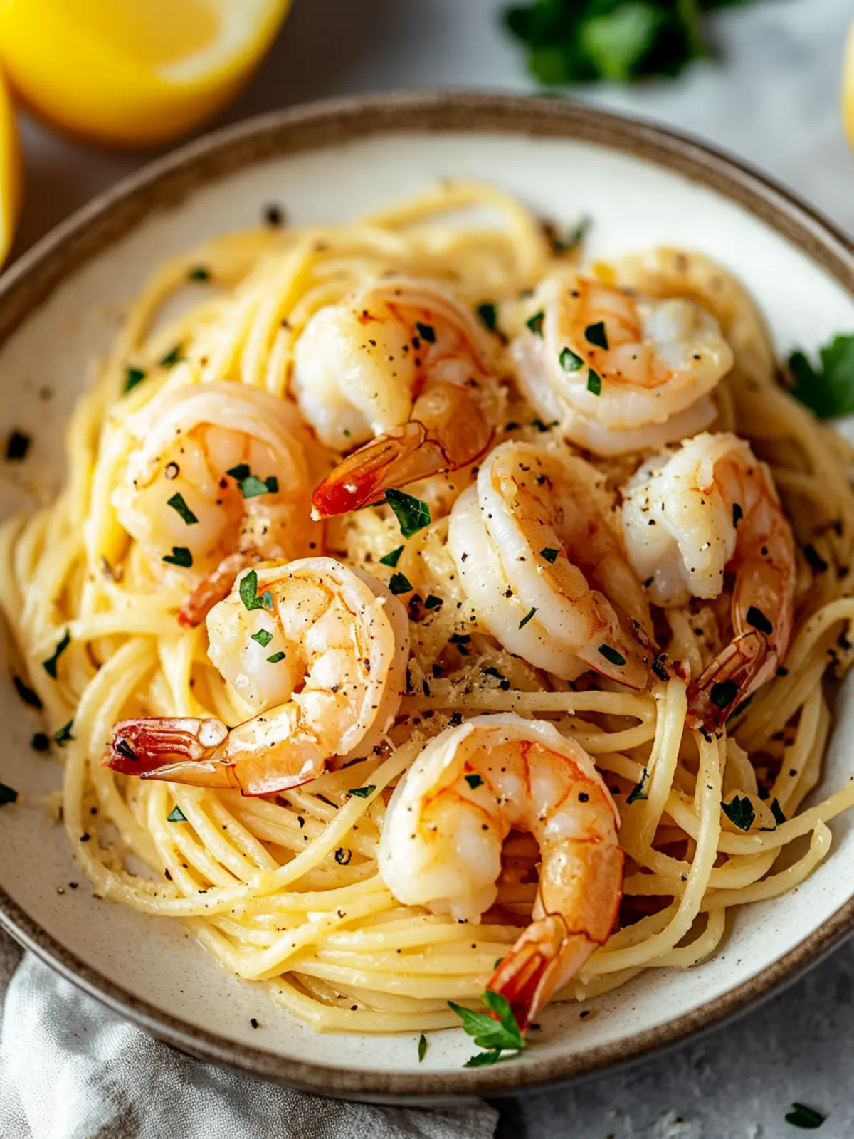 Savor Lemon Garlic Shrimp Pasta for a Quick Gourmet Delight 5 Lemon Garlic Shrimp Pasta