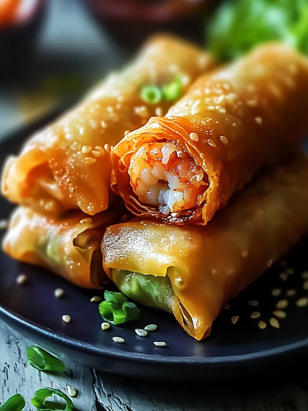 Delicious Easy Crispy Shrimp and Cabbage Egg Rolls Recipe 2 Easy Crispy Shrimp and Cabbage Egg Rolls