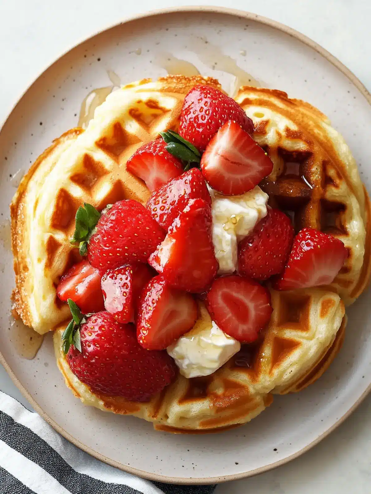 Strawberry Brie Croissant Waffles: A Sweet Morning Treat 5 Strawberry Brie Croissant Waffles