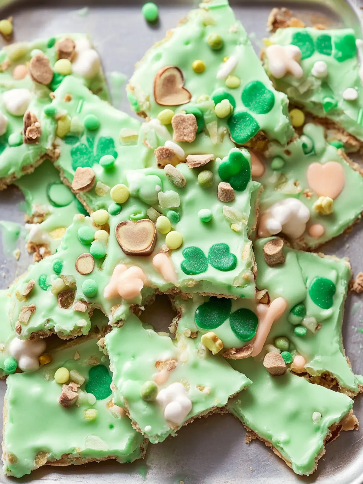 Magic Leprechaun Bark: A Sweet St. Patrick's Delight! 5 Leprechaun Bark
