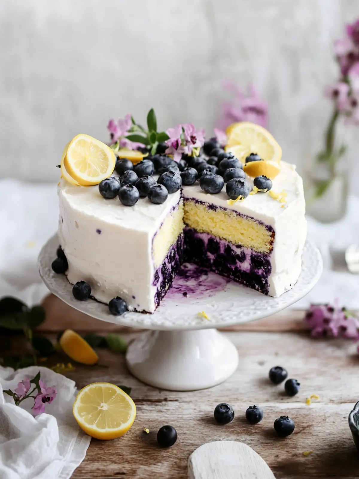 Super Moist Lemon Blueberry Cake That's Simply Irresistible 2 Super Moist Lemon Blueberry Cake