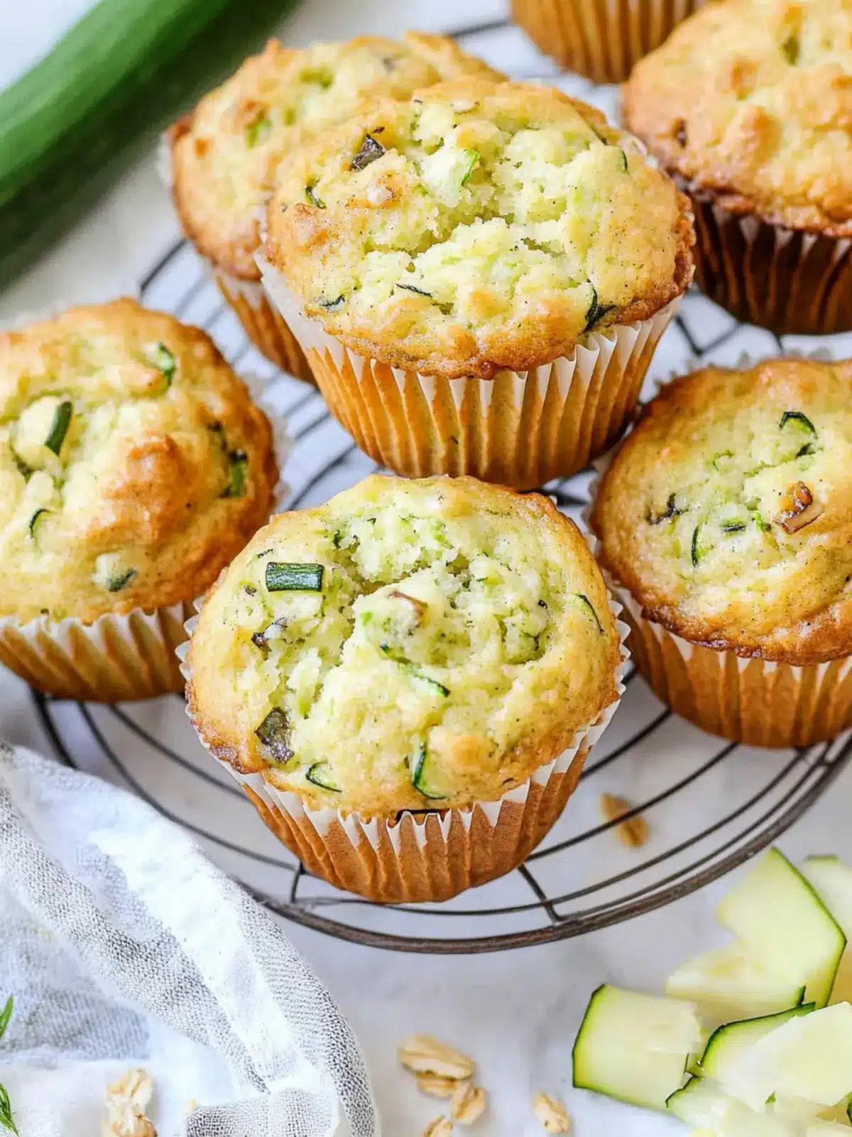 Irresistible Zucchini Muffins: Moist, Healthy, and Easy to Make 2 Zucchini Muffins
