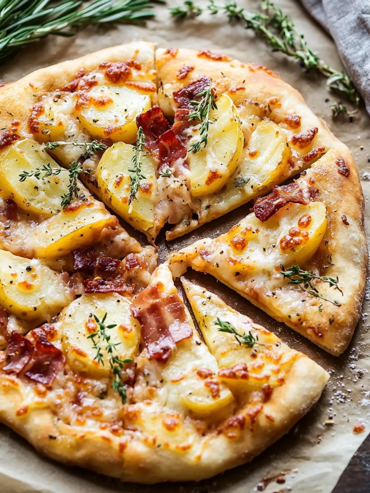 Irresistible Potato and Pancetta Pizza for Cozy Nights 2 Potato and Pancetta Pizza