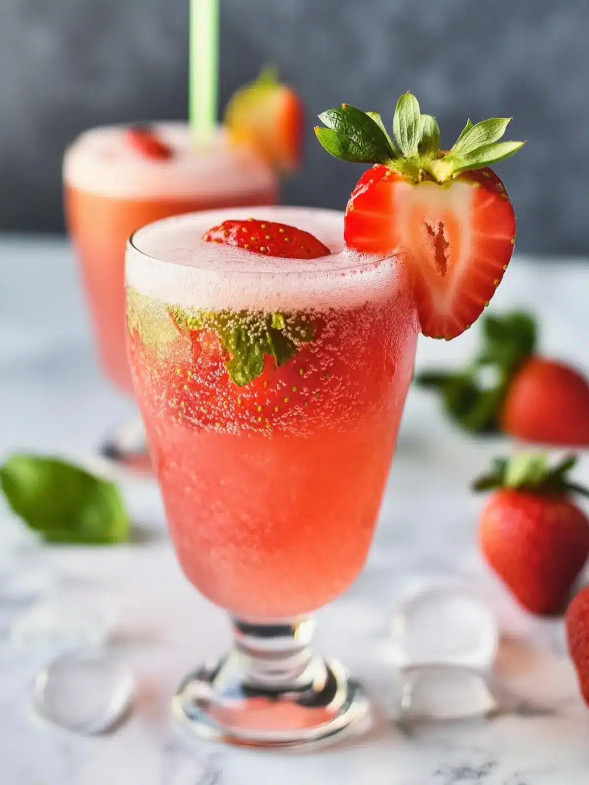 Sparkling Strawberry Mocktail Spritzer for Refreshing Sips 5 Strawberry Mocktail Spritzer