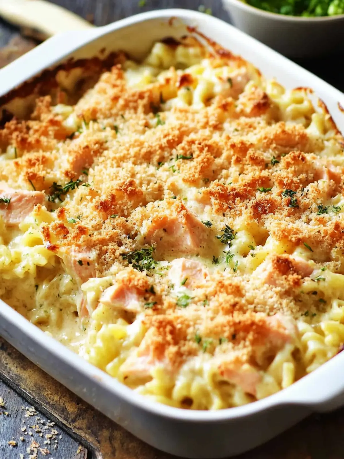 Creamy Salmon Pasta Bake: Your New Healthy Dinner Delight 5 Creamy Salmon Pasta Bake (Healthy)