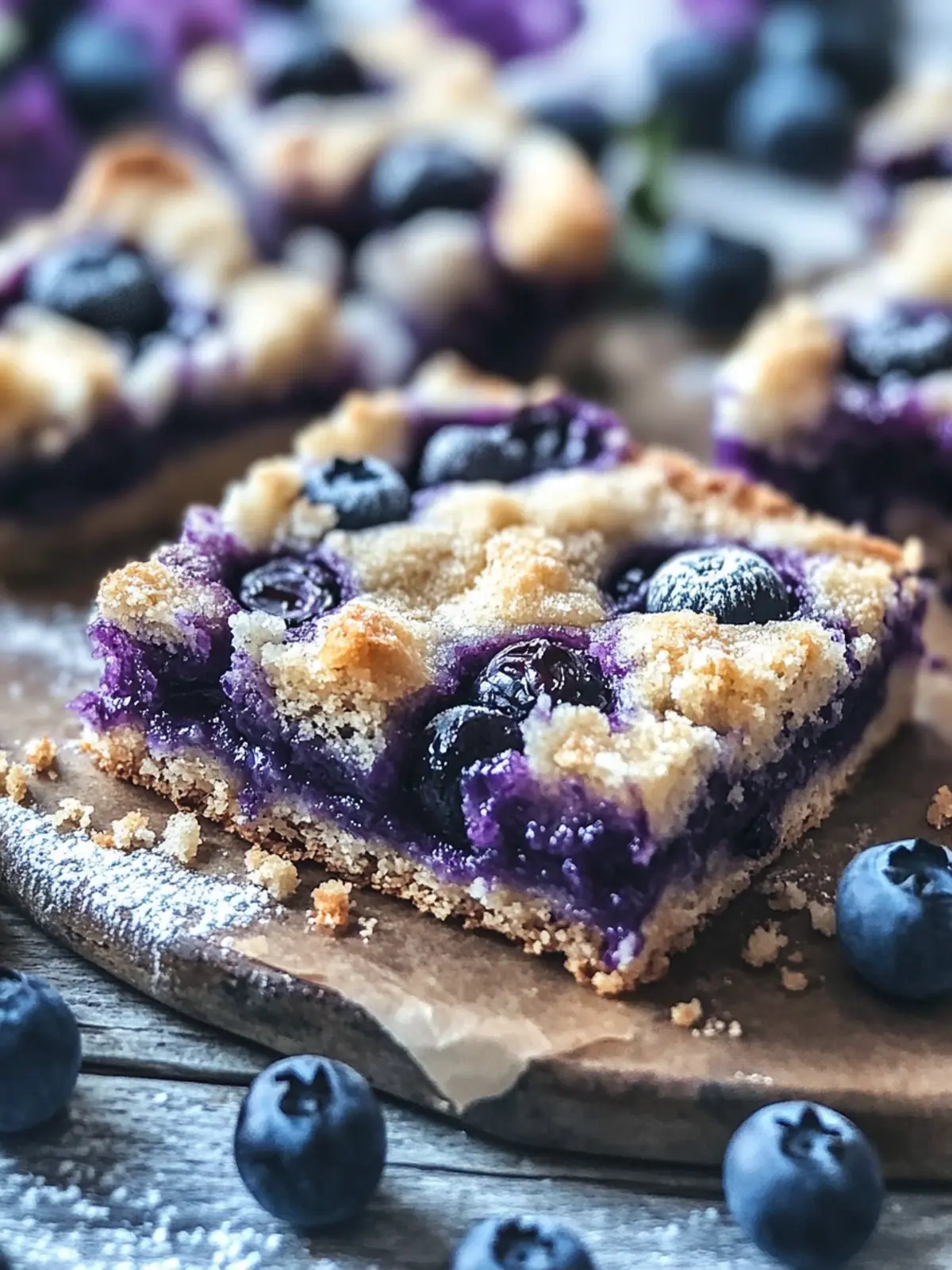 Easy Blueberry Soft Baked Bars for Guilt-Free Snacking 2 Blueberry Soft Baked Bars