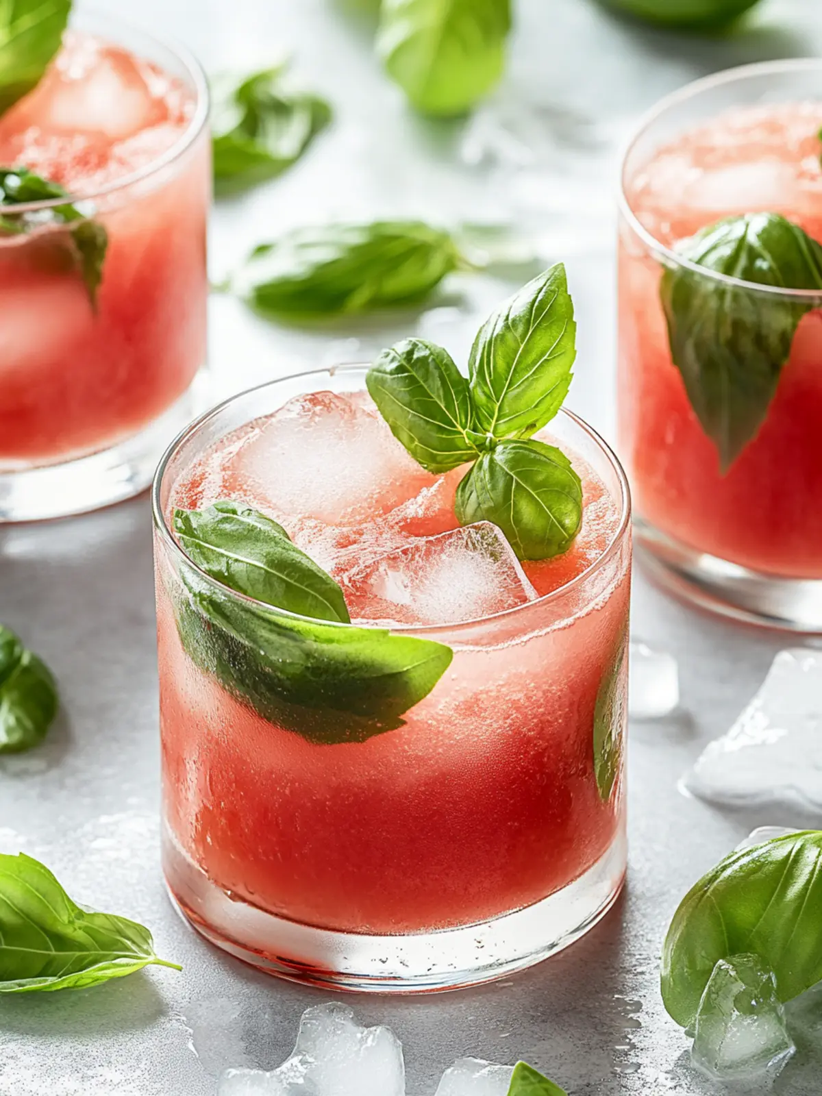 Revitalize Your Summer with Watermelon Basil Cooler Bliss 4 Watermelon Basil Cooler