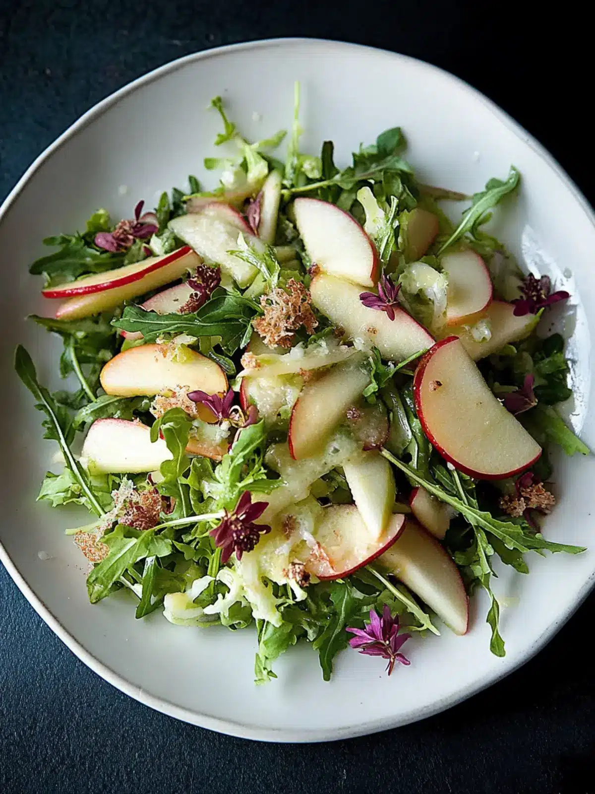 Delicious Honeycrisp Apple Salad with Spiced Cider Vinaigrette 5 Honeycrisp Apple Salad
