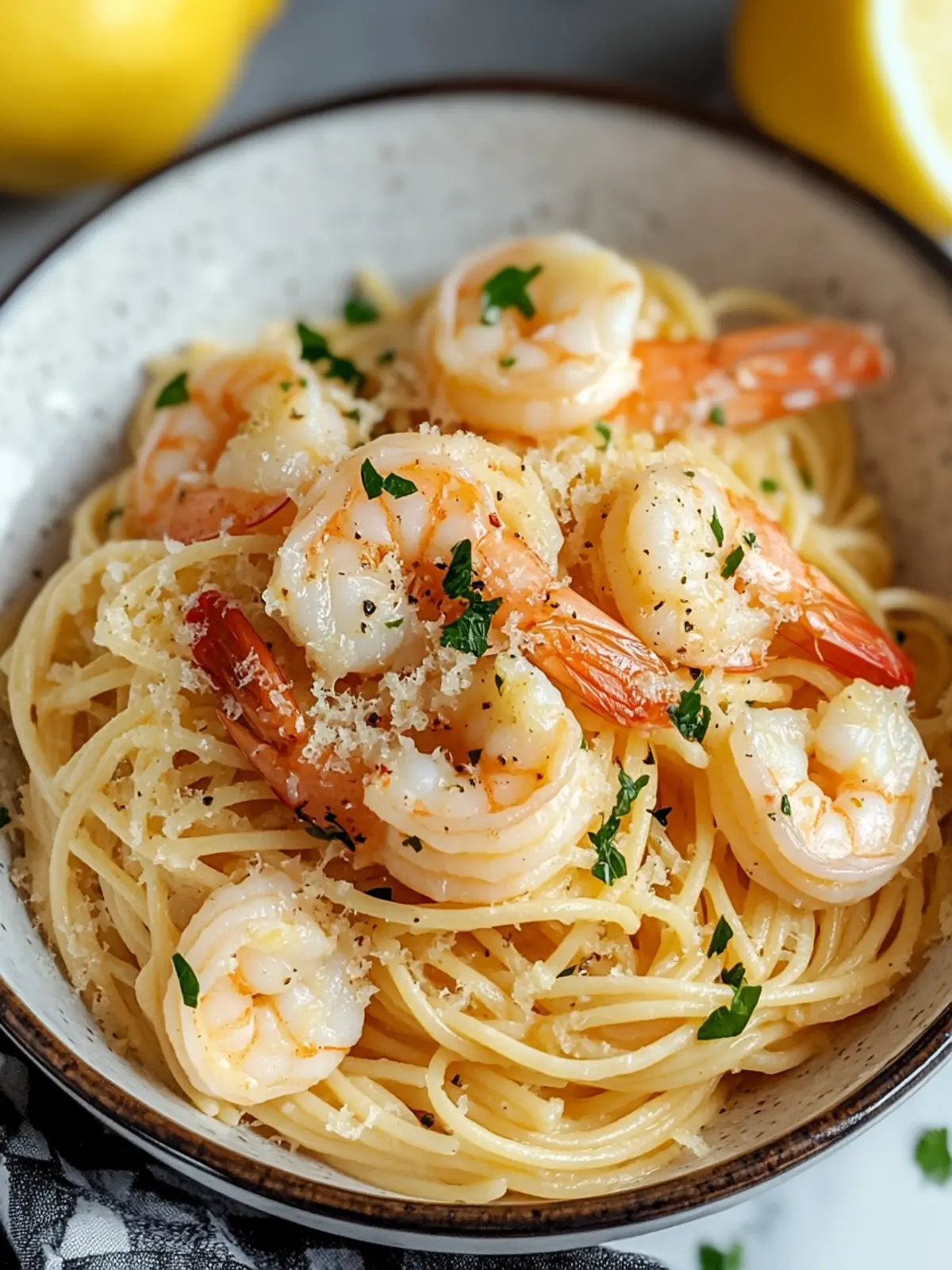Savor Lemon Garlic Shrimp Pasta for a Quick Gourmet Delight 4 Lemon Garlic Shrimp Pasta