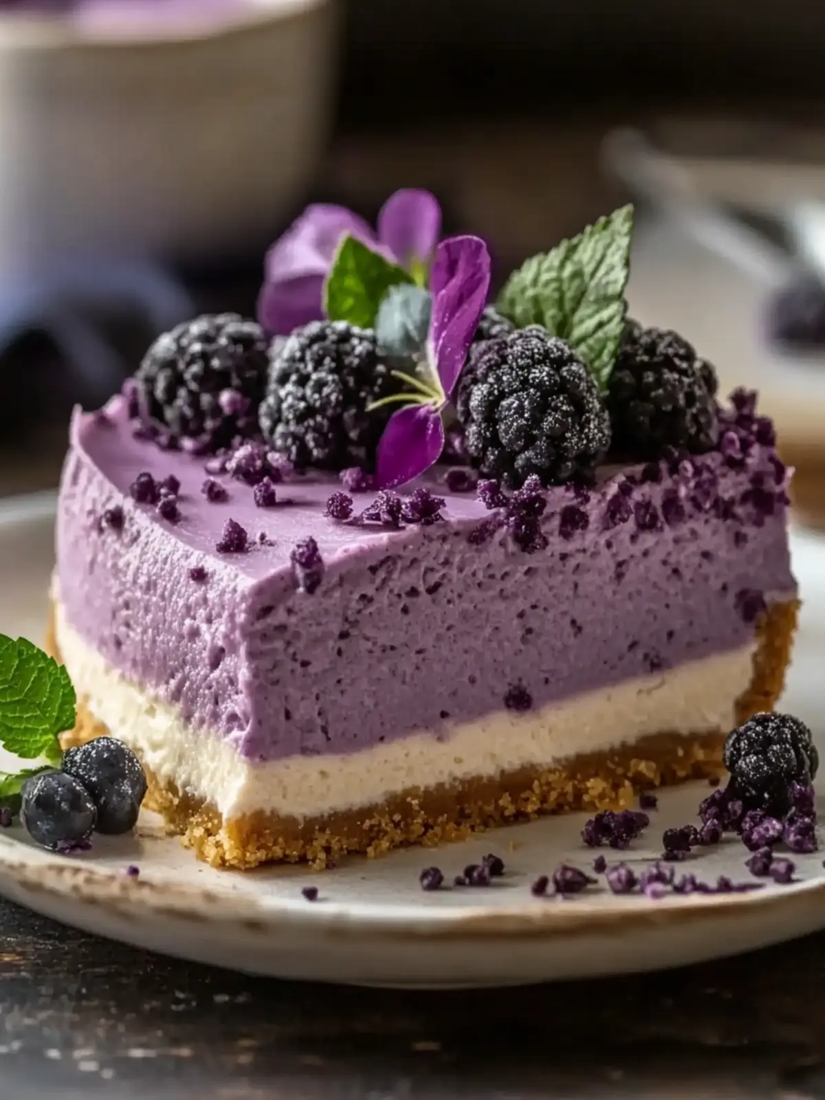 Divine Creamy Ube Cheesecake to Brighten Your Day 3 Creamy Ube Cheesecake