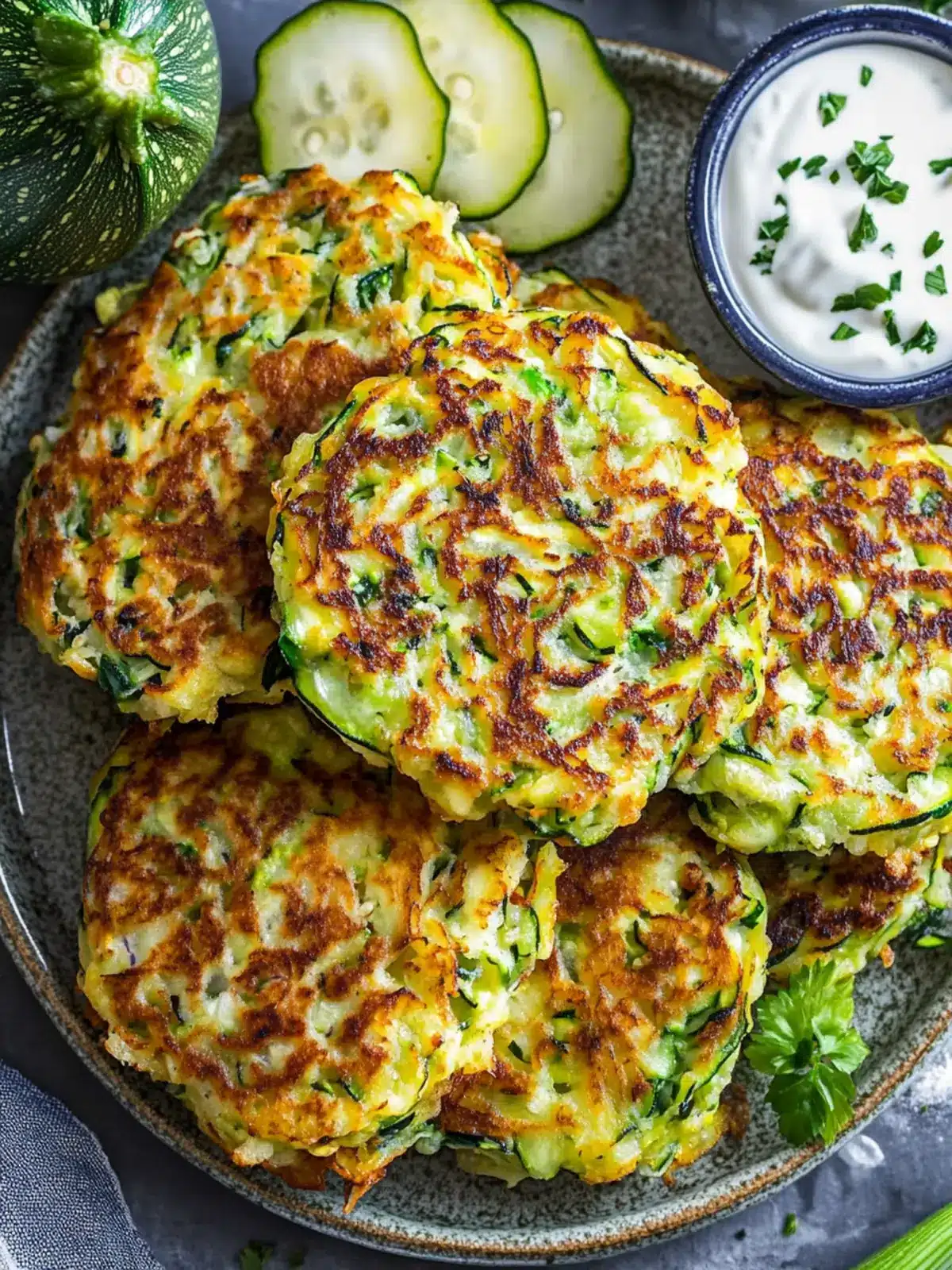Crispy Zucchini Fritters That Will Wow Your Taste Buds 3 Zucchini Fritters