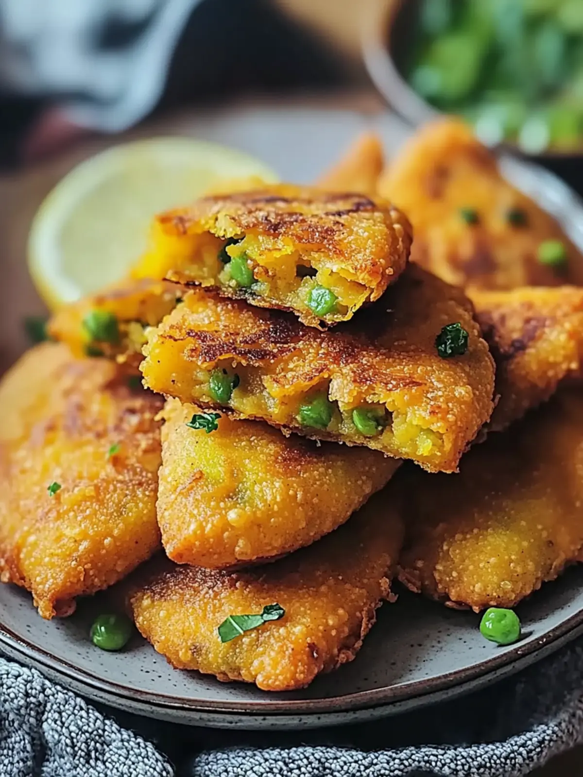 Delicious Spiced Samosa Patties: Gluten Free and Vegan Treats 4 Spiced Samosa Patties (Gluten Free, Vegan)