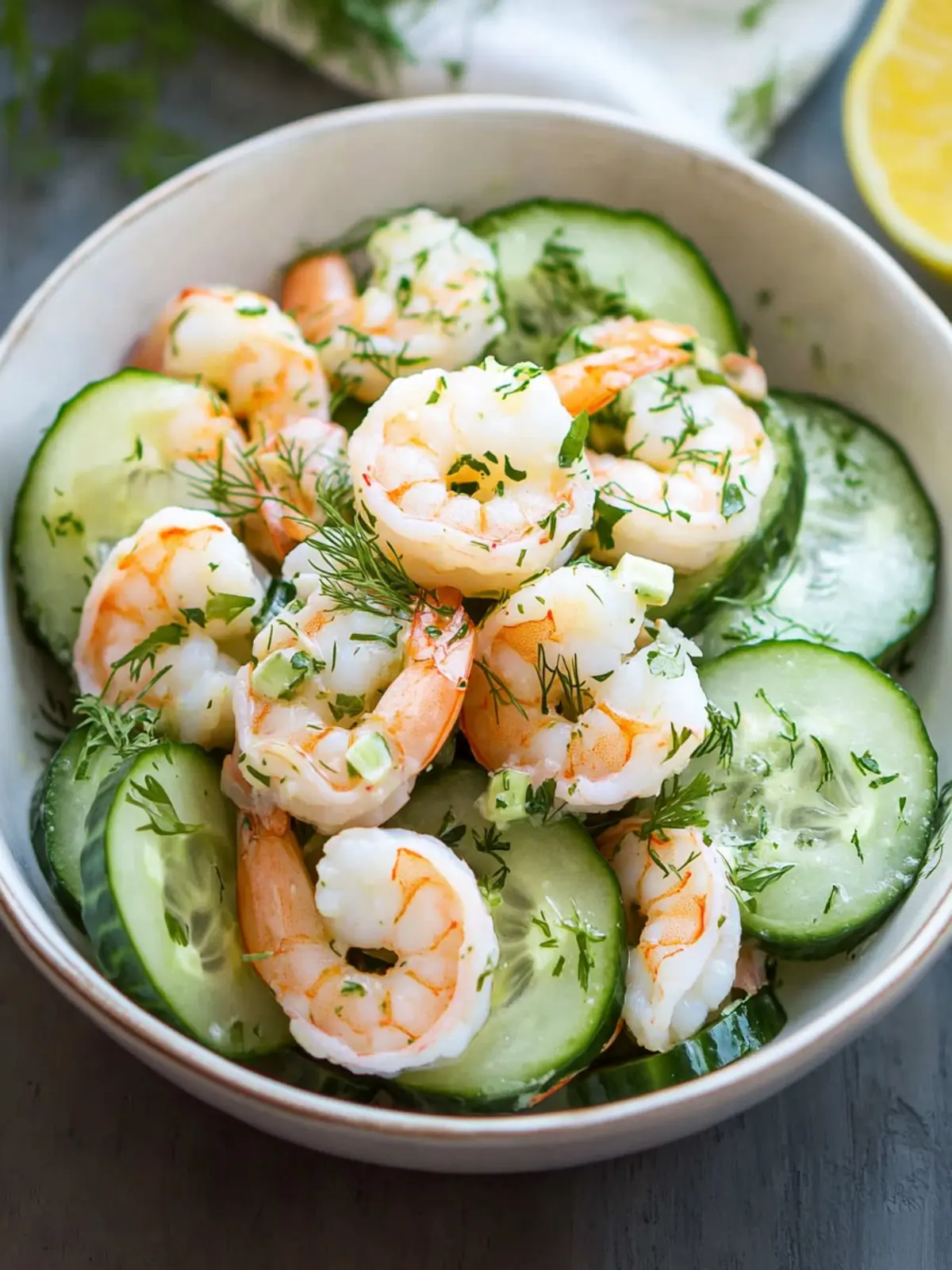 Refresh Your Day with Cucumber Shrimp Salad Bliss 2 Cucumber Shrimp Salad