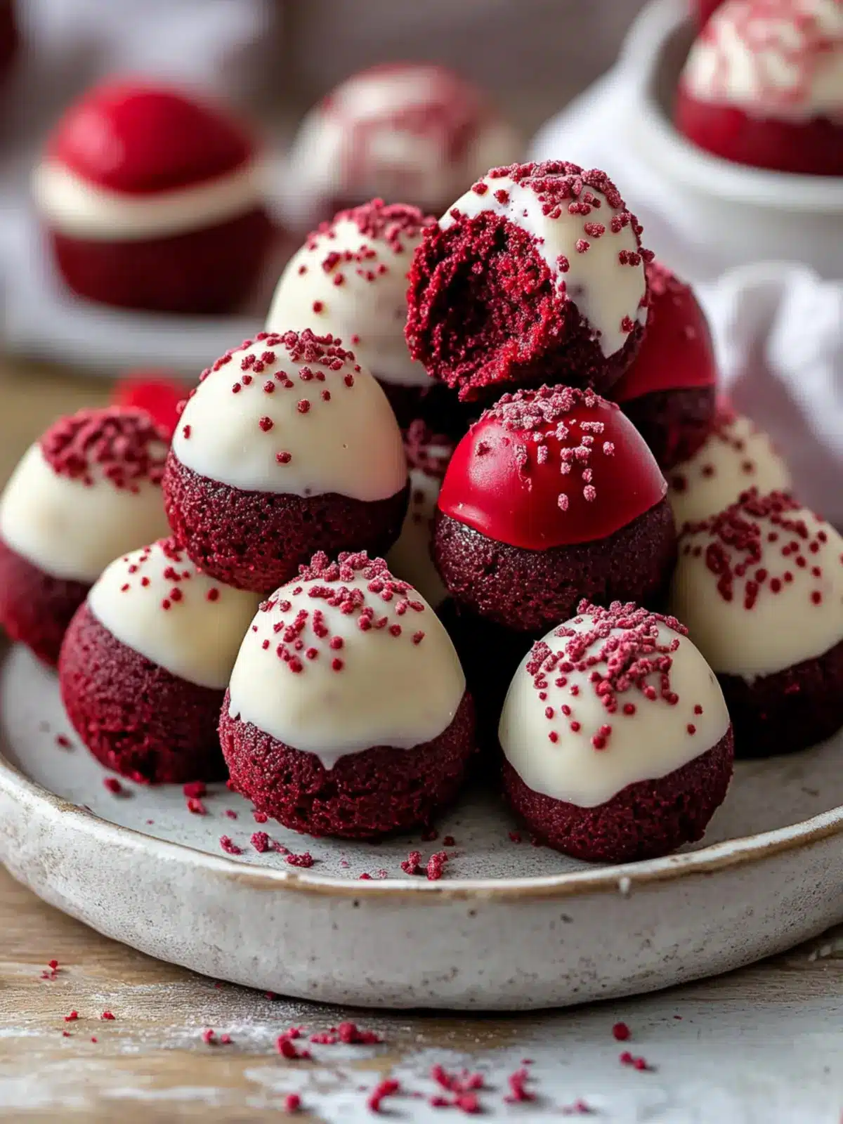 Indulge in Delicious Red Velvet Truffles for Sweet Moments 3 Delicious Red Velvet Truffles