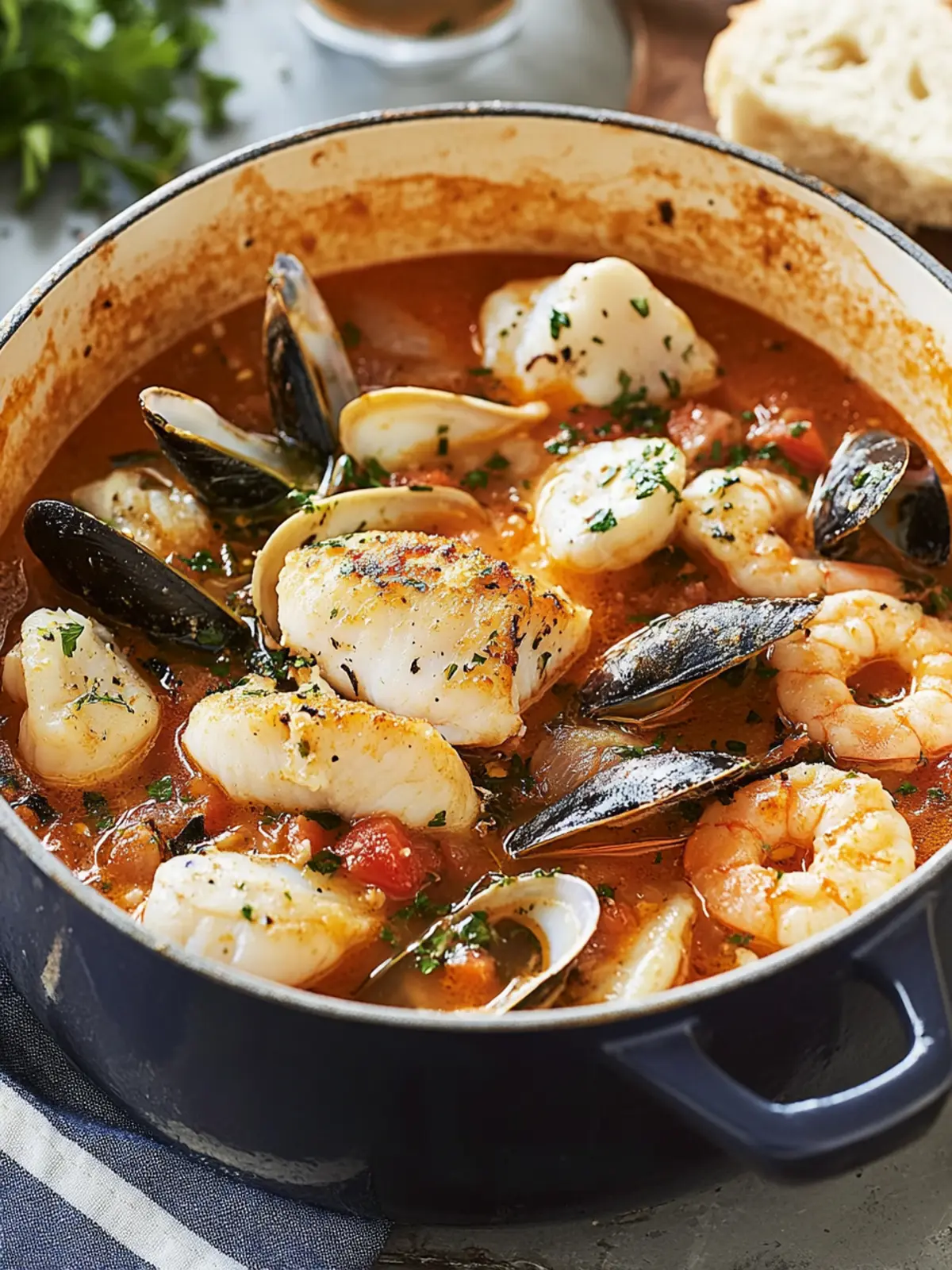 Savory Fisherman’s Stew with Fresh Seafood for Cozy Nights 5 Savory Fisherman’s Stew with Fresh Seafood