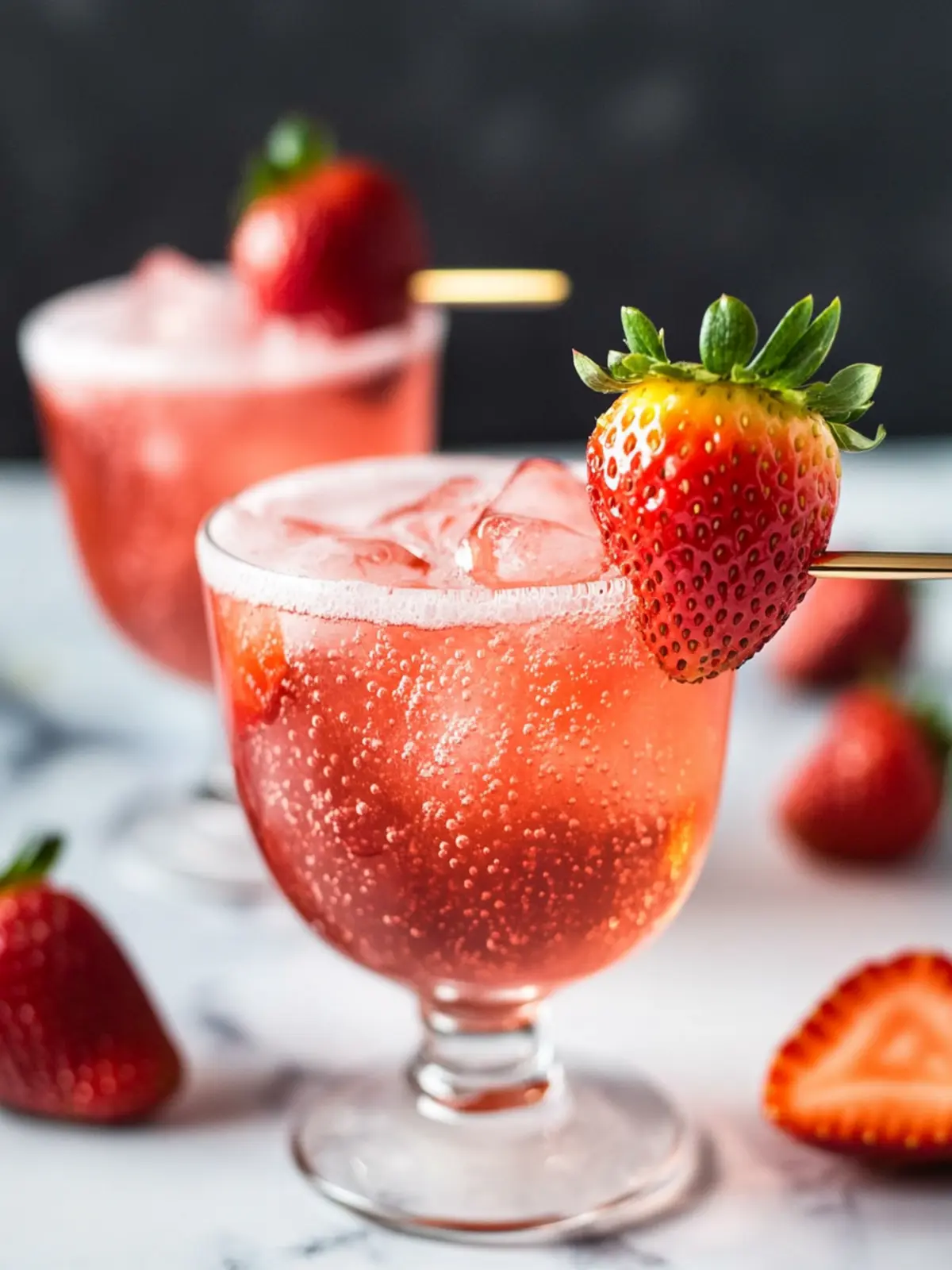 Sparkling Strawberry Mocktail Spritzer for Refreshing Sips 3 Strawberry Mocktail Spritzer