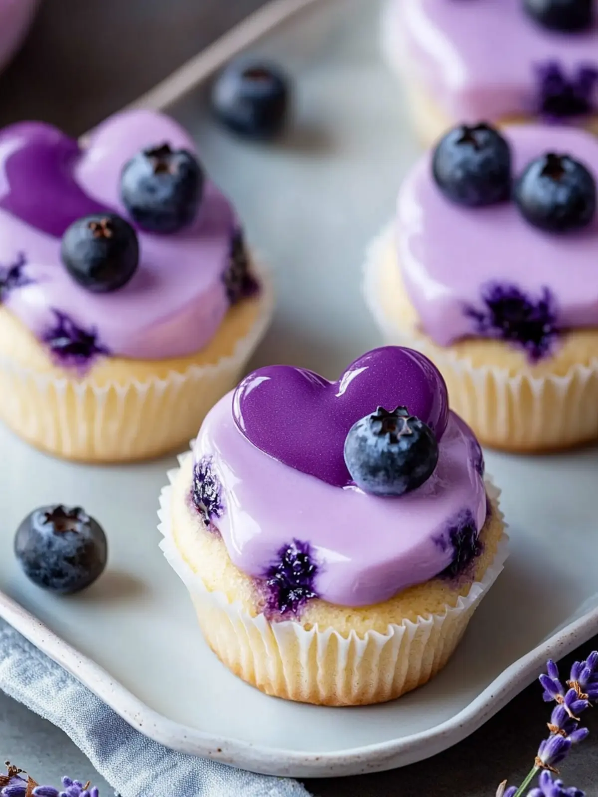 Delicious Mini Lavender Blueberry Cakes to Sweeten Your Day 3 Mini Lavender Blueberry Cakes