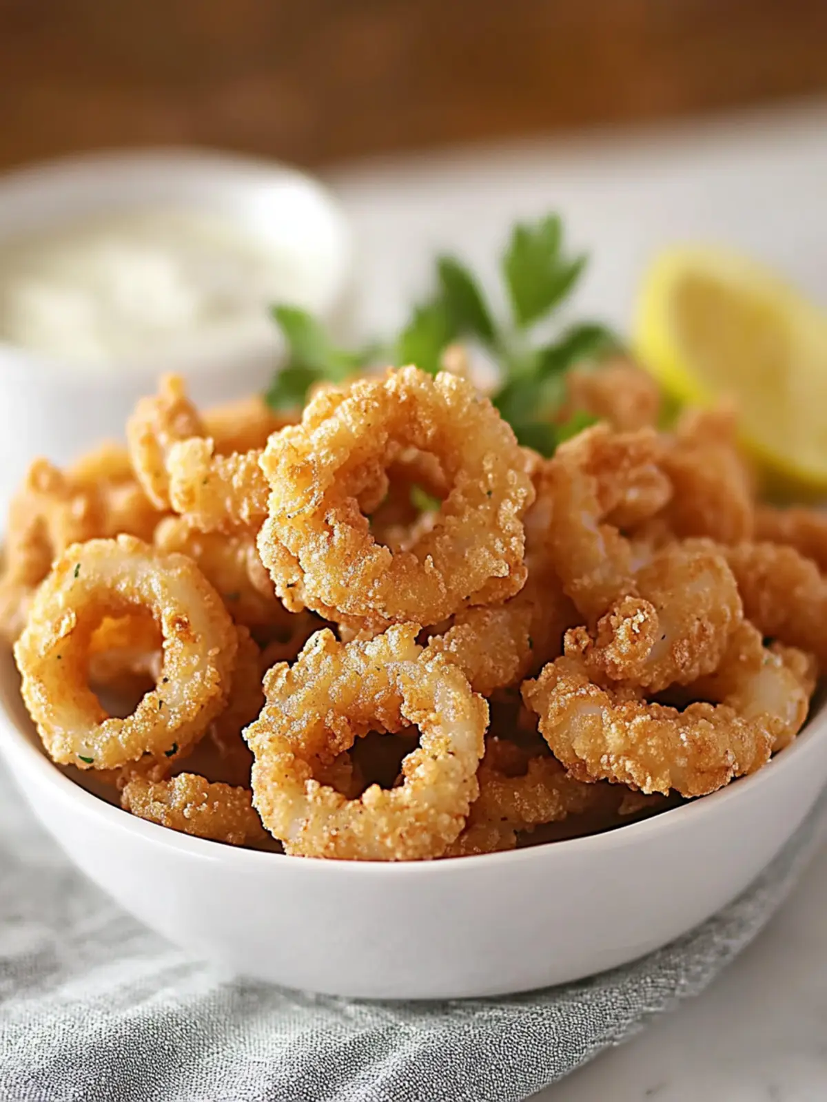Crispy Calamari Fritti with Zesty Pepperoncini Aioli 5 Calamari Fritti with Pepperoncini Aioli