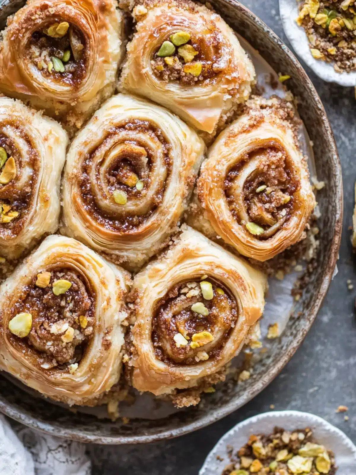 Baklava Cinnamon Rolls That Will Delight Your Taste Buds 2 Baklava Cinnamon Rolls