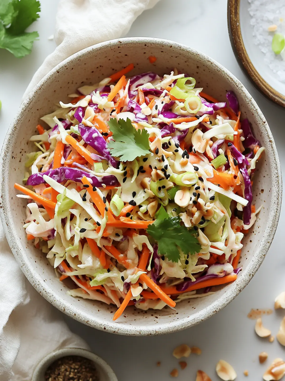 Crunchy Asian Coleslaw Recipe to Brighten Your Dinner Table 2 Asian Coleslaw