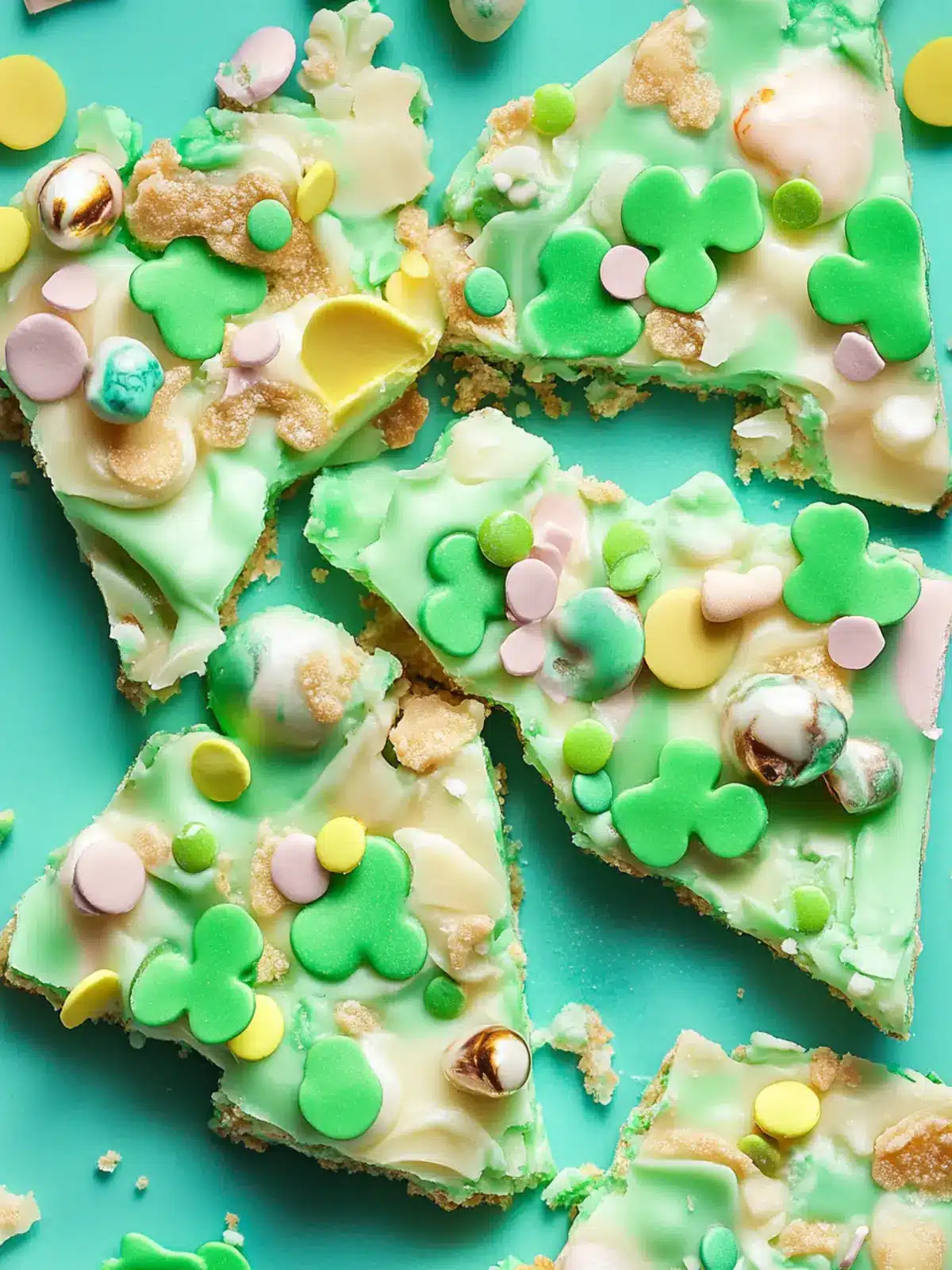 Magic Leprechaun Bark: A Sweet St. Patrick's Delight! 3 Leprechaun Bark