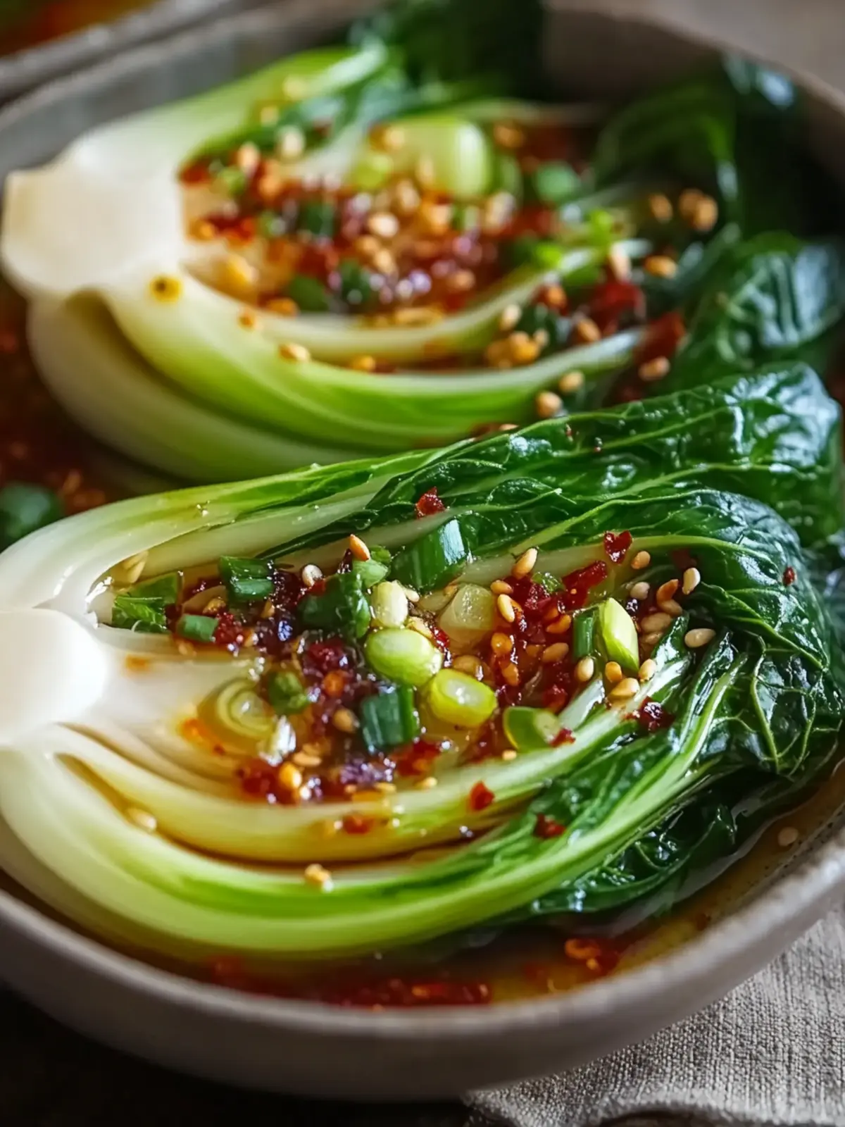 Quick Bok Choy with Ginger Chili Sauce That Packs a Punch 3 Quick Bok Choy with Ginger Chili Sauce