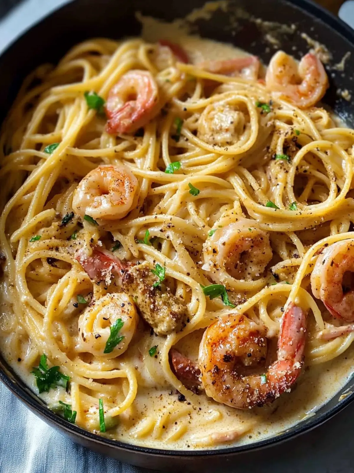 One-Pot Creamy Cajun Pasta that’ll Spice Up Your Dinner! 5 One-Pot Creamy Cajun Pasta