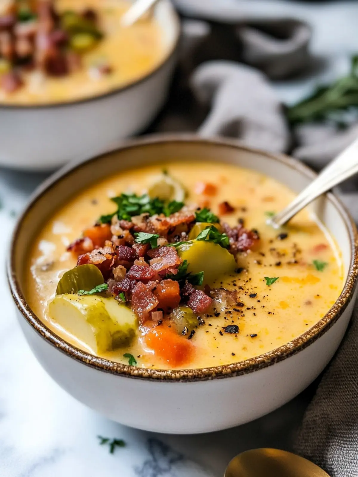Paleo Bacon Cheeseburger Soup You'll Crave in Every Bite 4 Paleo Bacon Cheeseburger Soup