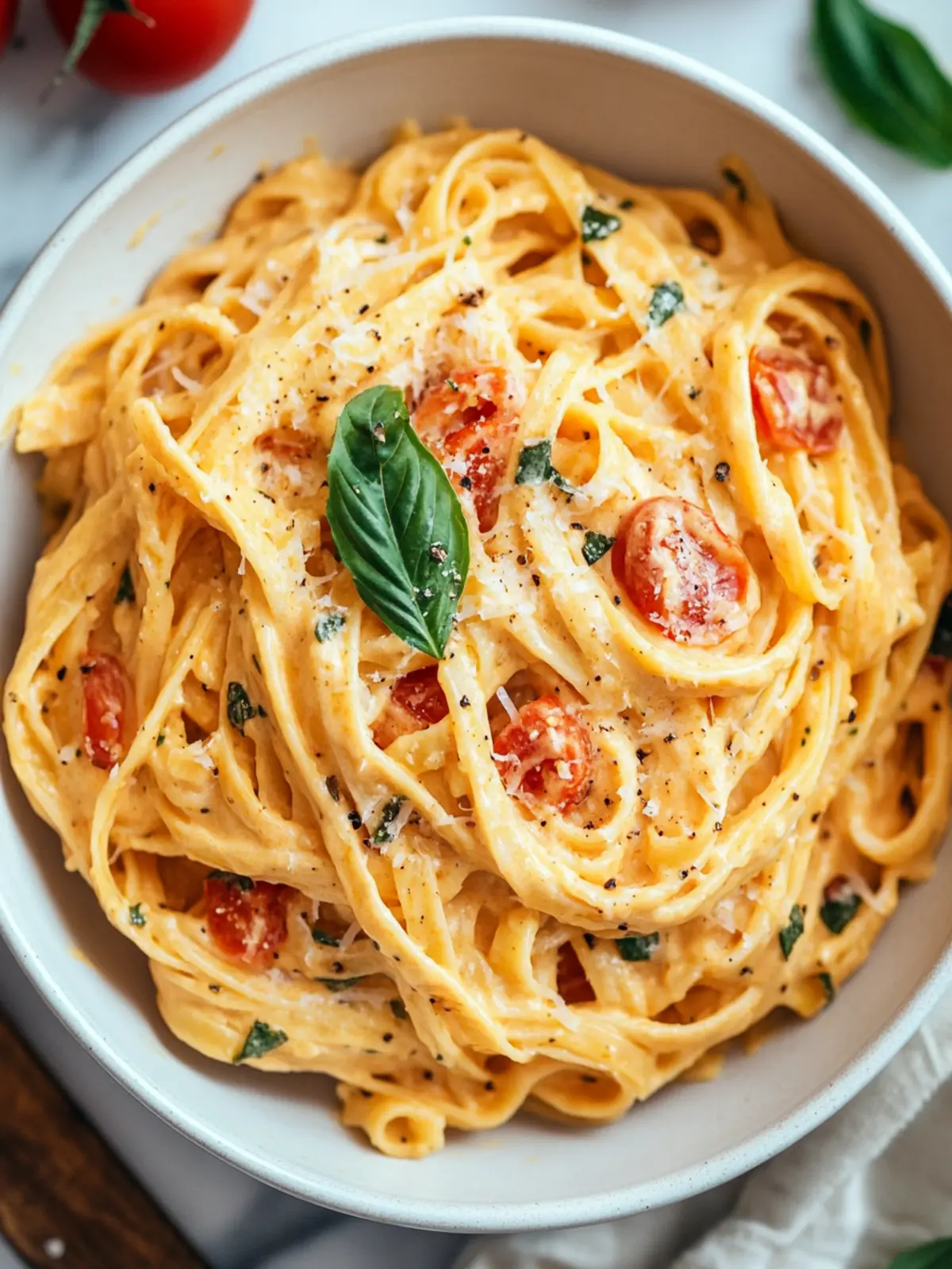 Creamy Tomato Basil Pasta: Your New Comfort Food Delight 4 Creamy Tomato Basil Pasta